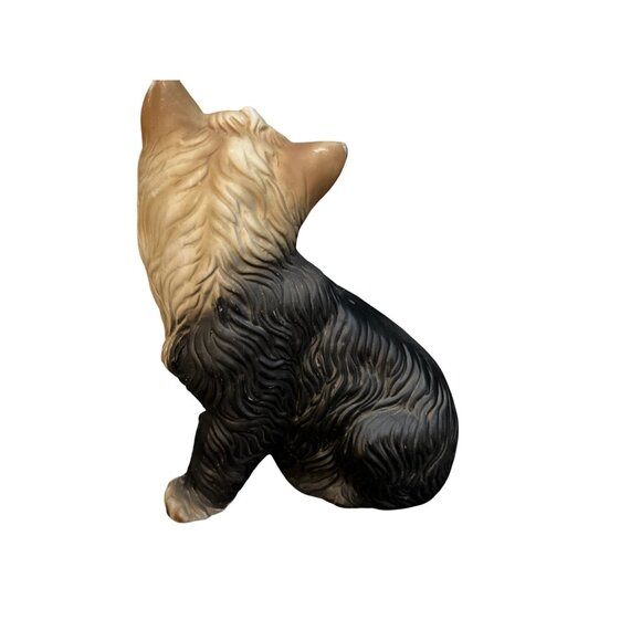 Yorkshire Terrier Figurine Excellent Condition 7” x 5 1/2” Realistic - Picture 4 of 7